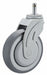 Stem Caster 5 dia Polyolefin 220lb