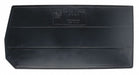 Bin Divider 32.5 in L Plastic Black