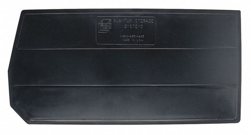 Bin Divider 32.5 in L Plastic Black