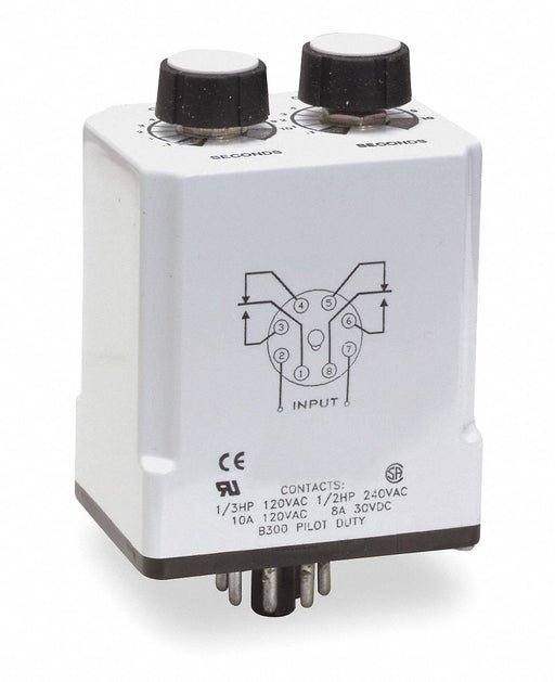 H7819 SinFunTimeDelayRelay 120VAC/DC 8Pins