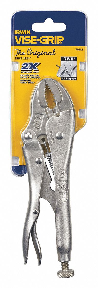 Locking Plier Plain Grip 7 L