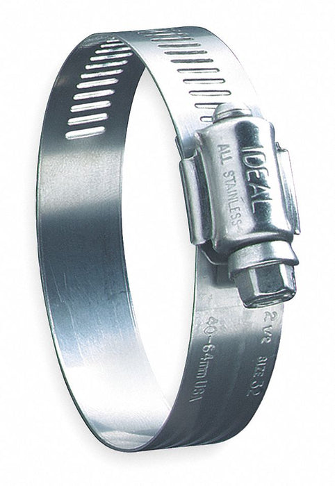 Worm Gear Hose Clamp 9/16 W 1/2 ID PK10