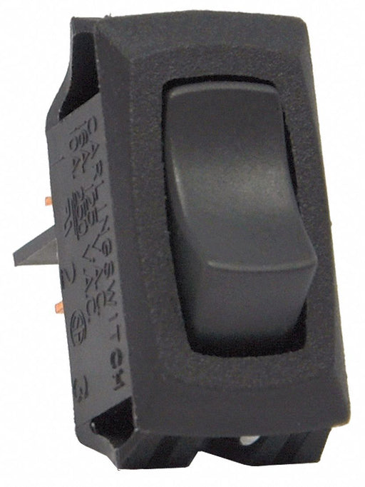 RockerSwitch NoLens/Lamp Black Off/On