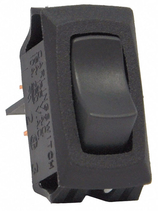 RockerSwitch NoLens/Lamp Black Off/On