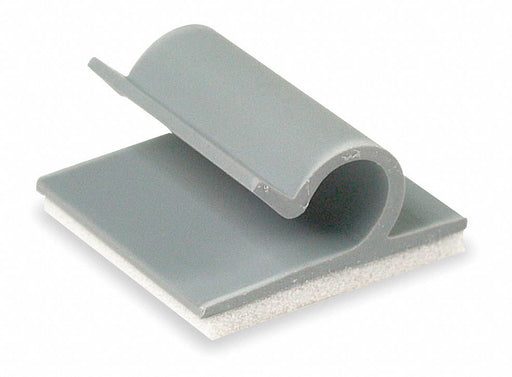 Cable Clip Side Entry Gray PK25