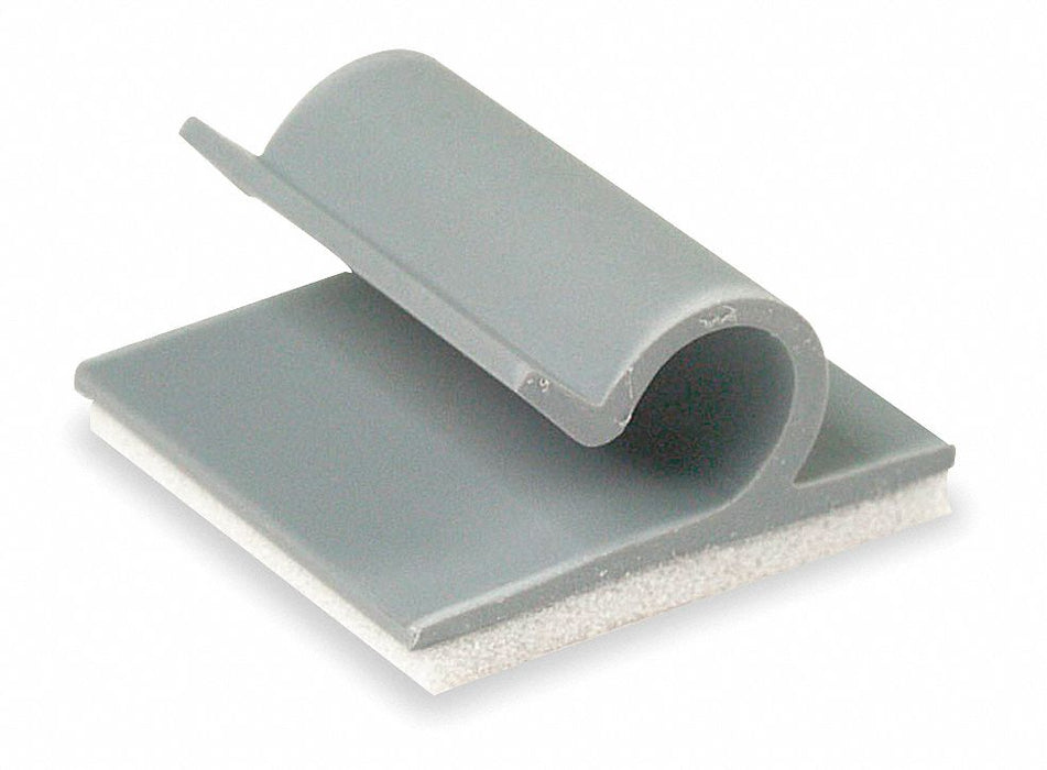 Cable Clip Side Entry Gray PK25