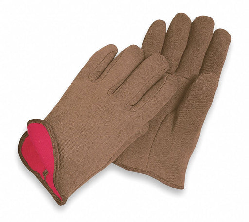 D1432 Jersey Gloves Brown L PR