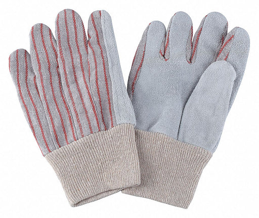 D1564 Leather Gloves Red Striped XL PR