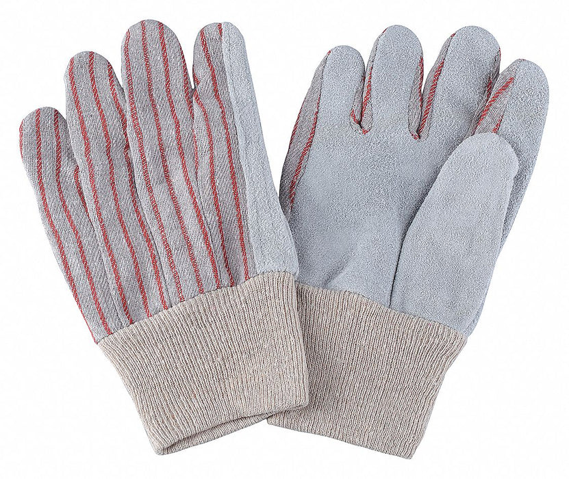 D1564 Leather Gloves Red Striped S PR