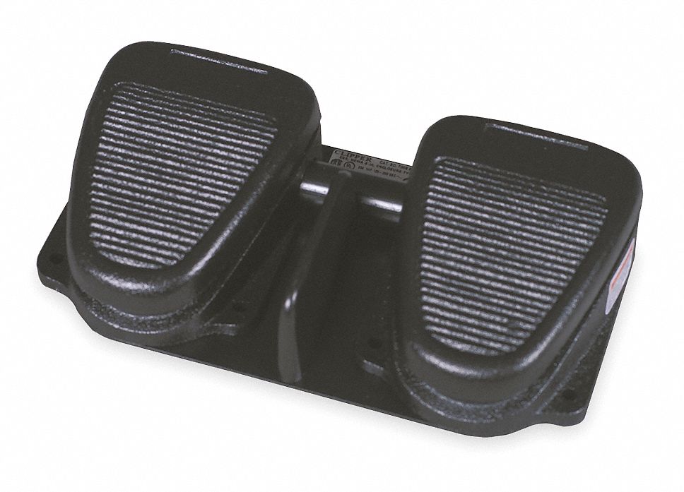 FootSwitch Black Zinc (2)SPDT Momentary