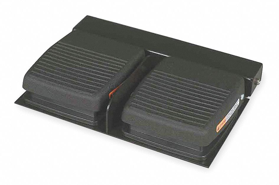 FootSwitch Black Aluminum SPDT Momentary