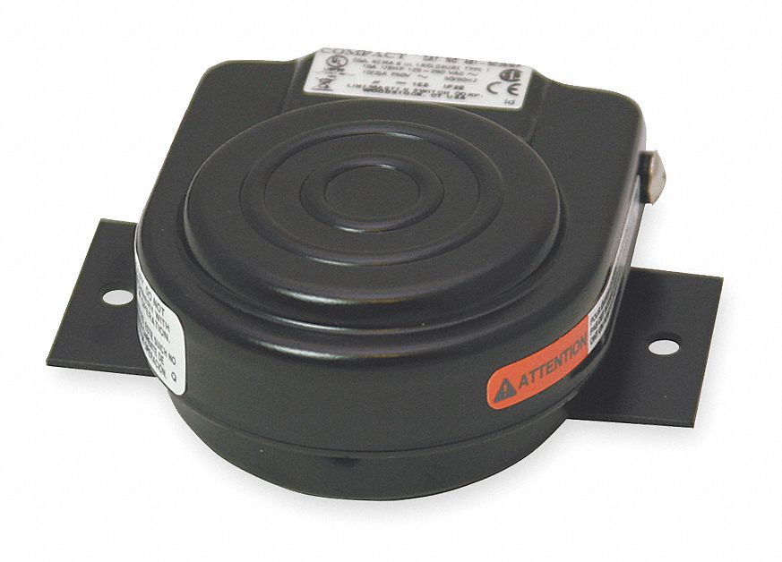FootSwitch Black Steel SPDT-NO Momentary