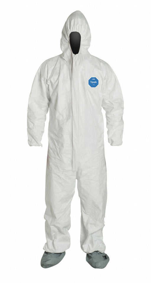 D2237 Hooded Coveralls 7XL Wht Tyvek 400 PK25