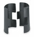 PlstcSpltSlv 1 .25x1.75x1 1/4in Blck PK4