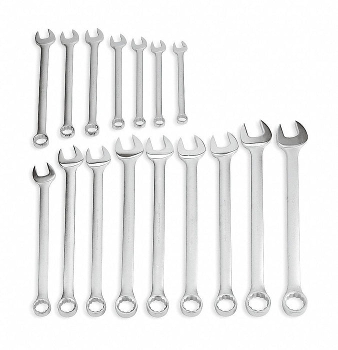 Combo Wrench St Steel Satin Stnrd Ofst