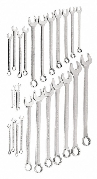 Combo Wrench St Steel Satin Stnrd Ofst