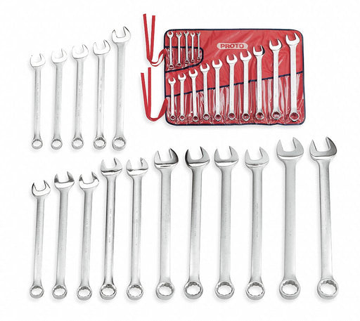 Combo Wrench St Steel Satin Stnrd Ofst