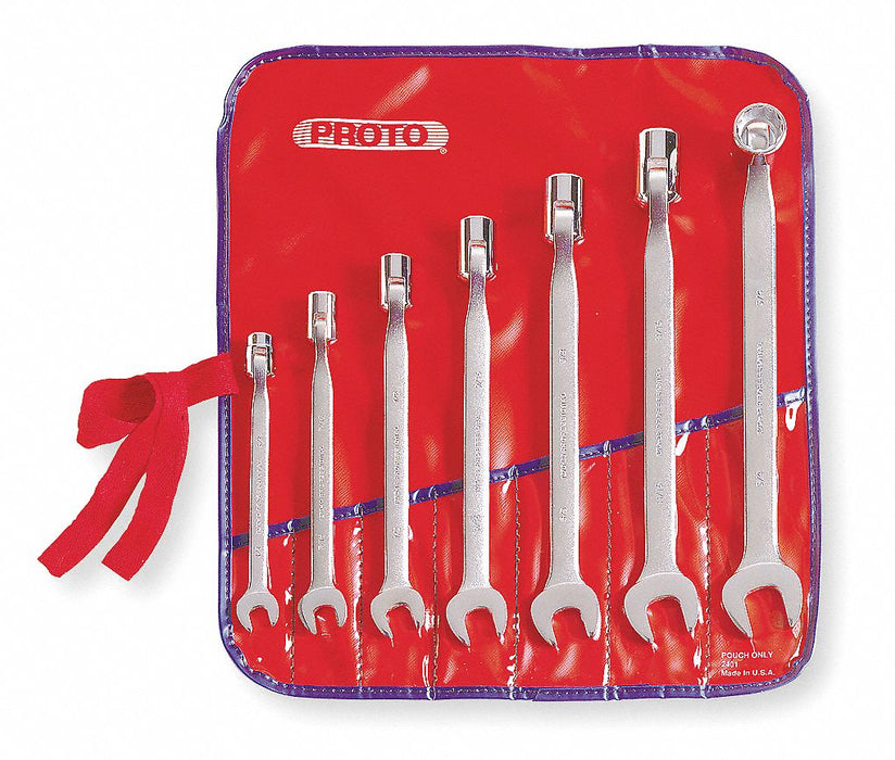 Combo Wrench St Steel Satin Flexible