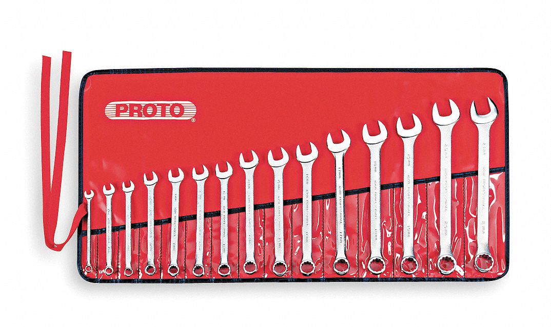 Combo Wrench St Steel Satin Stnrd Ofst