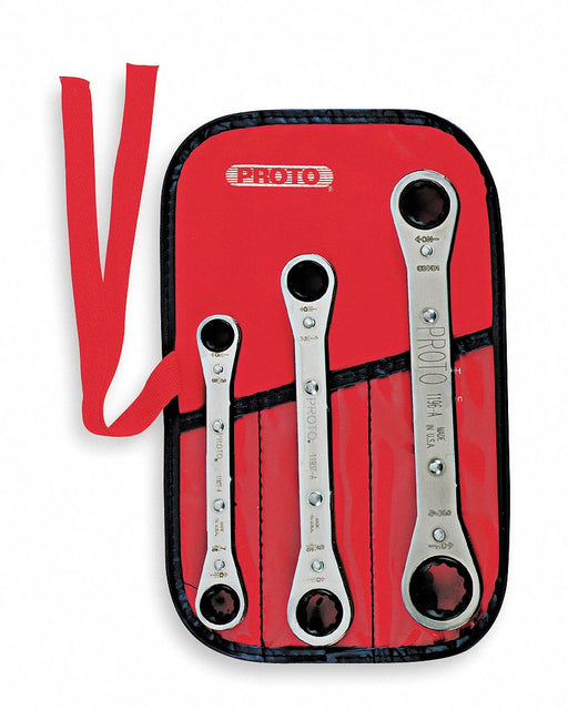 Box End Wrench Set Fll Plsh Stndrd SAE