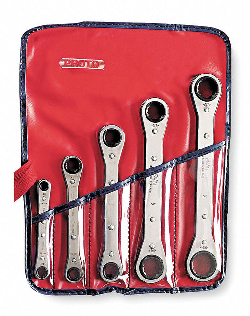 Box End Wrench Set Fll Plsh Stndrd SAE