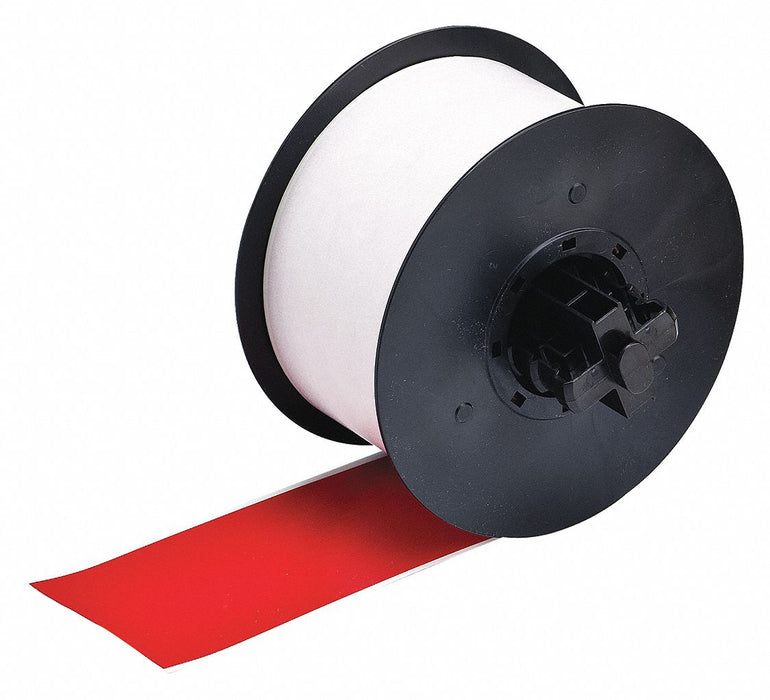 D9027 ContinuousLabelStock Red Gloss 2-1/4inW