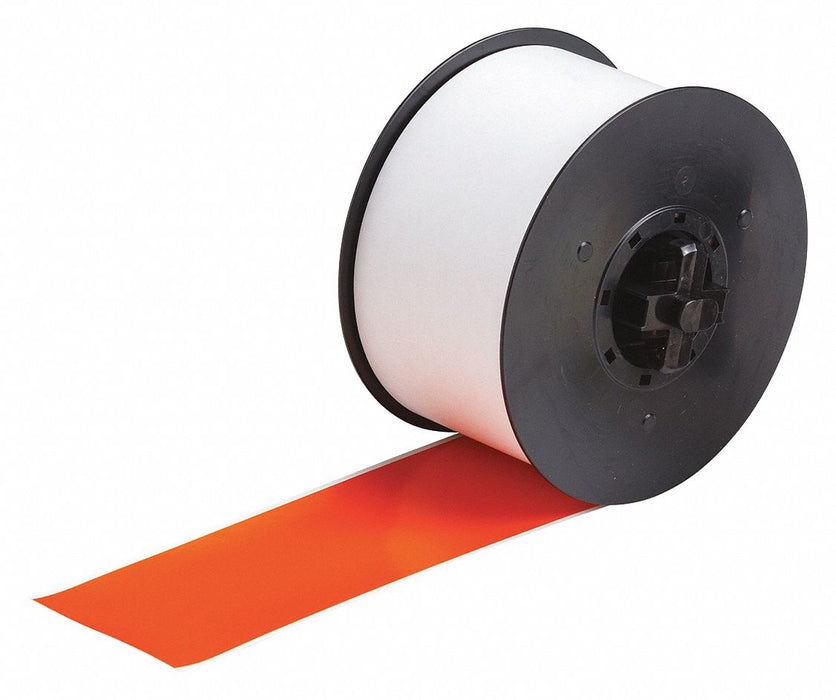 D9027 ContinuousLabelStock Orange Gloss