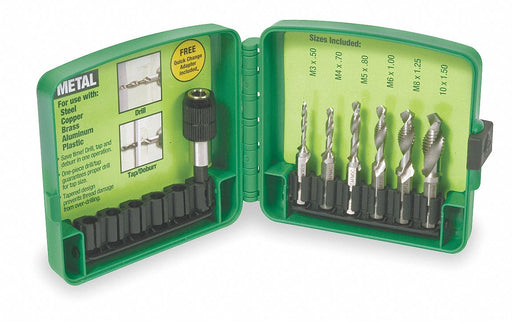 Drill Tap Countersink Set Metric 6