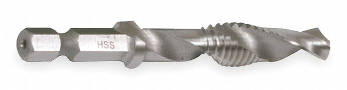 Drill/Tap/Countersink Bit 5/16-18x3 1/4