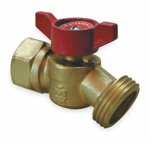 Hose Bibb Quarter Turn No Kink 1/2 In F