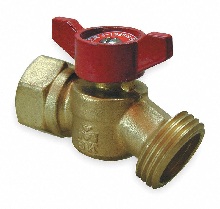 Hose Bibb Quarter Turn No Kink 1/2 In F