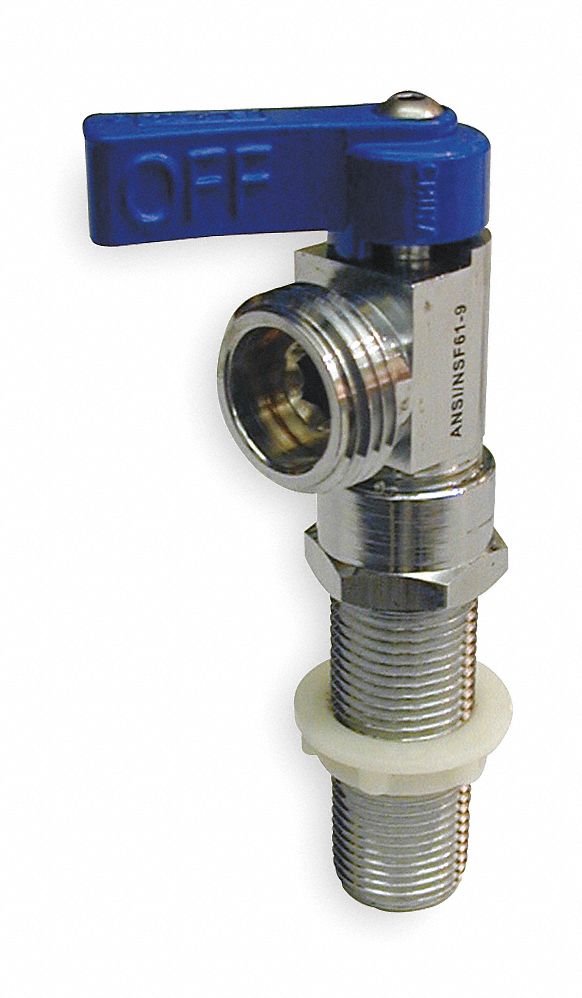 Washing Machine Valve 1/2 In Blue