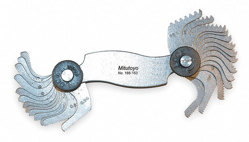 Thread Pitch Gauge Set Thread Ang 60 deg