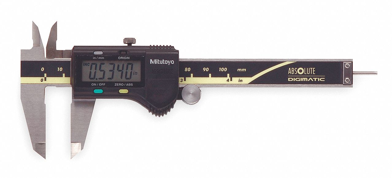 Absolute Digital Caliper 0 to 4 In