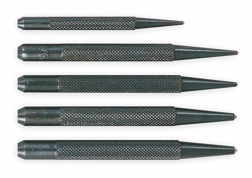 Center Punch Set W/Pouch 3 and 4 In 5 Pc