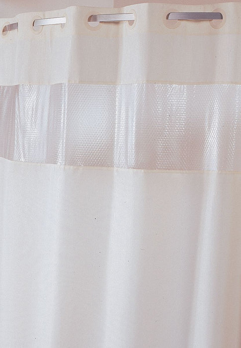Shower Curtain 77 in L 71 in W Beige