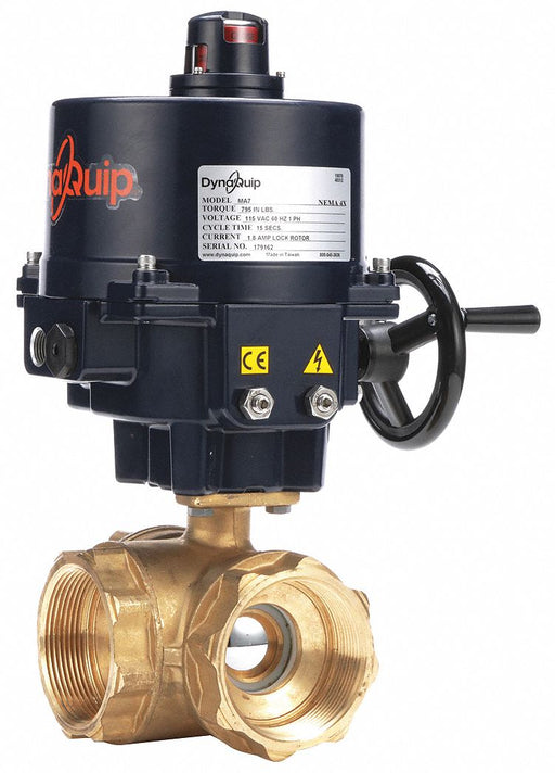 Electronic Ball Valve Brass 3 In.