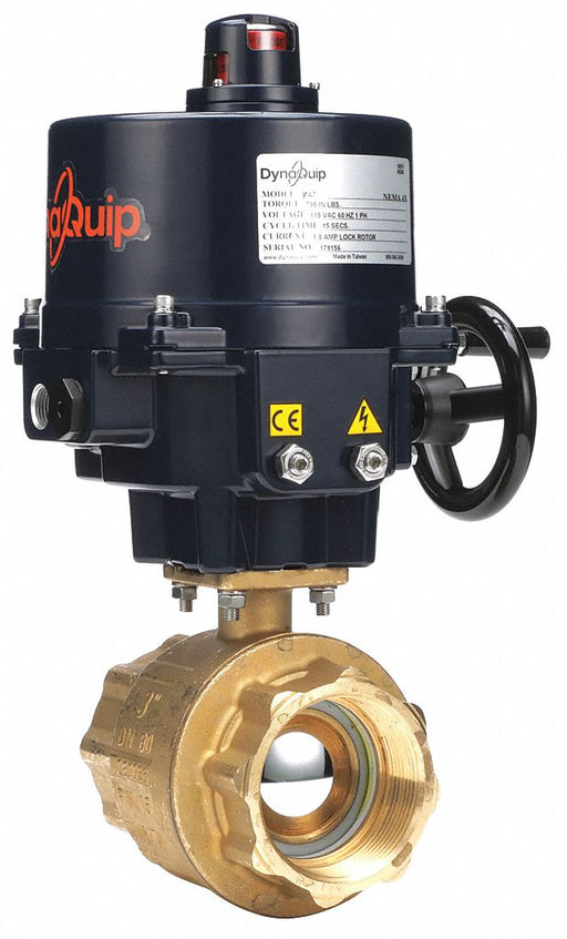 Electronic Ball Valve Brass 3 In.