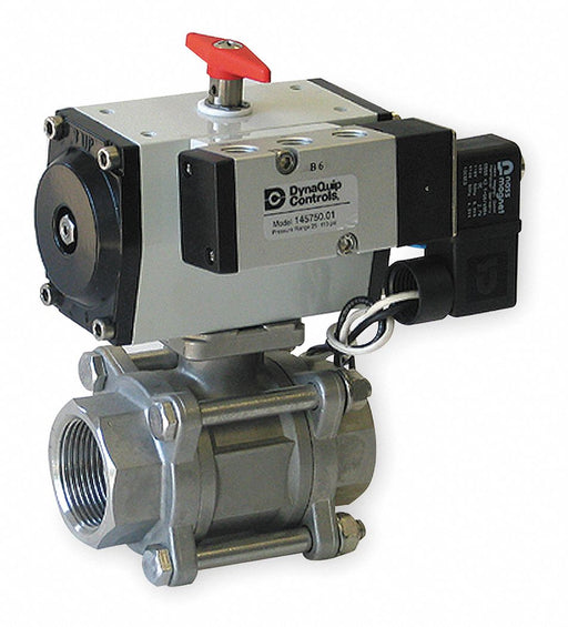 Ball Valve 1/2 In NPT Double Acting SS