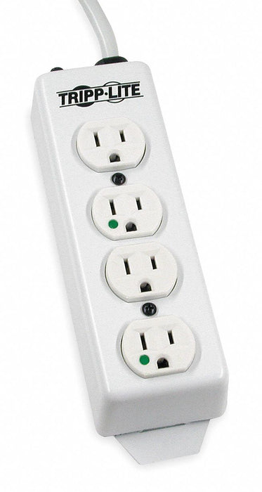 OutletStrip White 8-21/32in 4Outlets