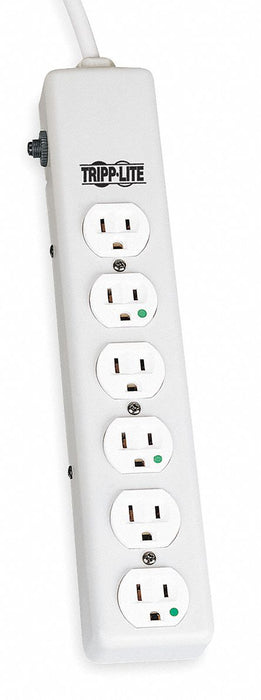 Outlet Strip 6 Outlet 15A 13-3/4 L Wht