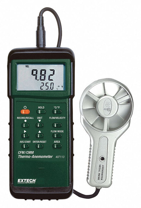Anemometer 100 to 6 890fpm 32 to 175F