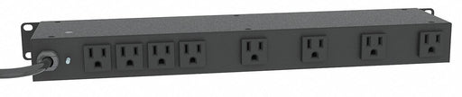 Surge Protected PDU 125V 8 Outlet Black