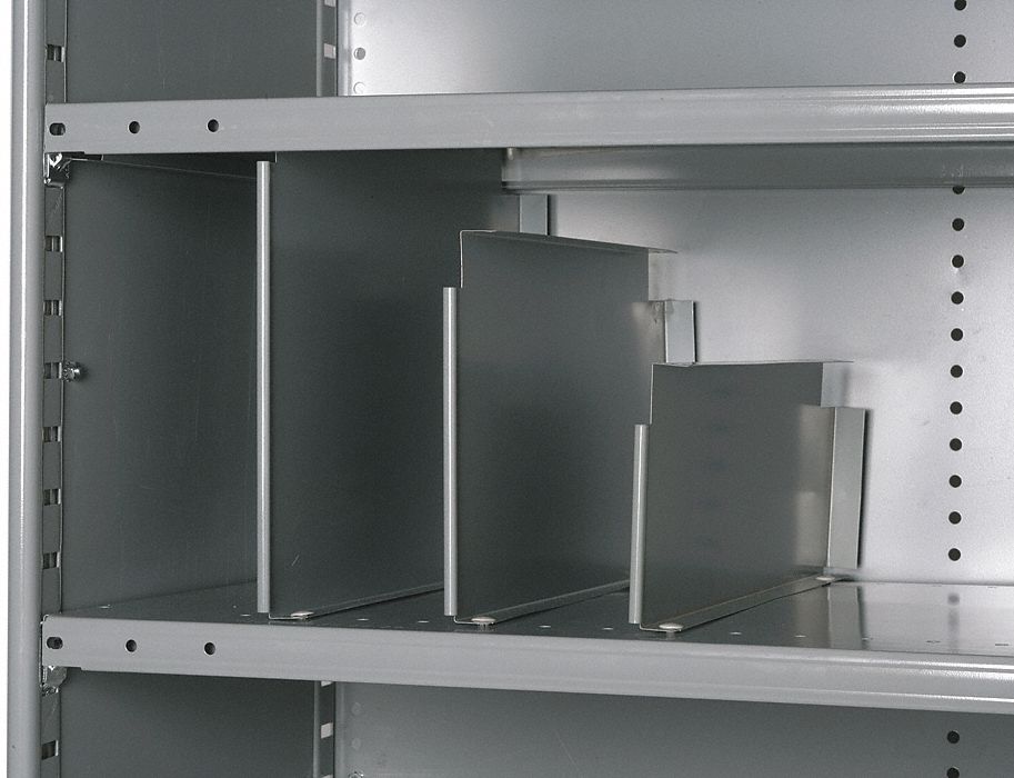 Shelf Divider 24inx12in Steel PK12