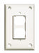 Duplex Recept Wll Plt Jmb Wht 1Gng Txtr