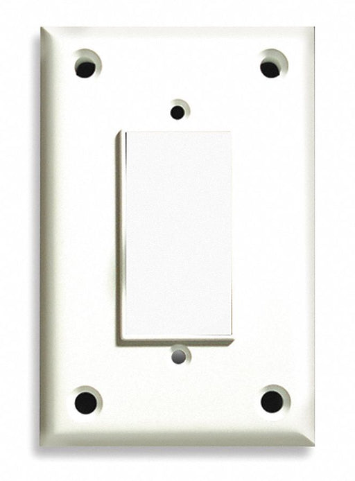 Rocker/GFI Wall Plate Jmb Wht 1Gng Txtr