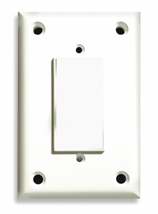 Rocker/GFI Wall Plate Jmb Wht 1Gng Txtr