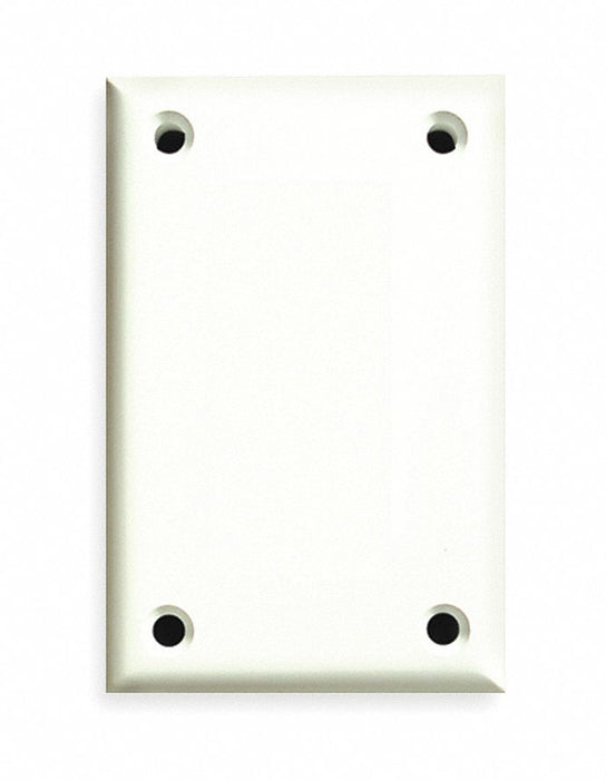 Blank Wall Plate Jumbo White 1Gng Txtr