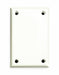 Blank Wall Plate Jumbo White 1Gng Txtr