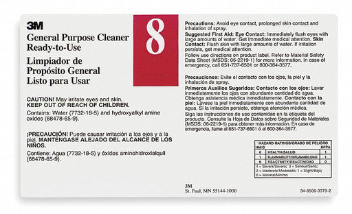 Secondary Bottle Label Gloss Paper PK12